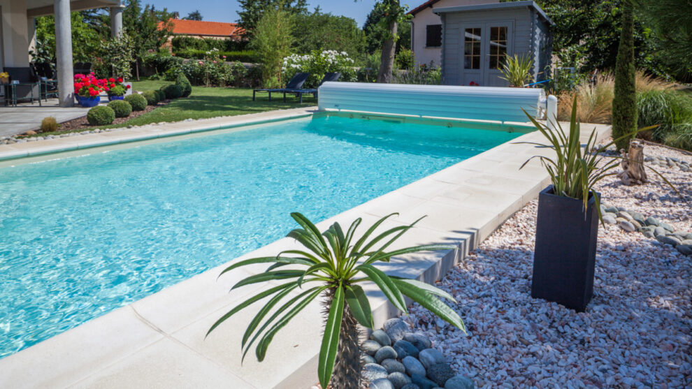 Bazénová roleta Zakrytí bazénu